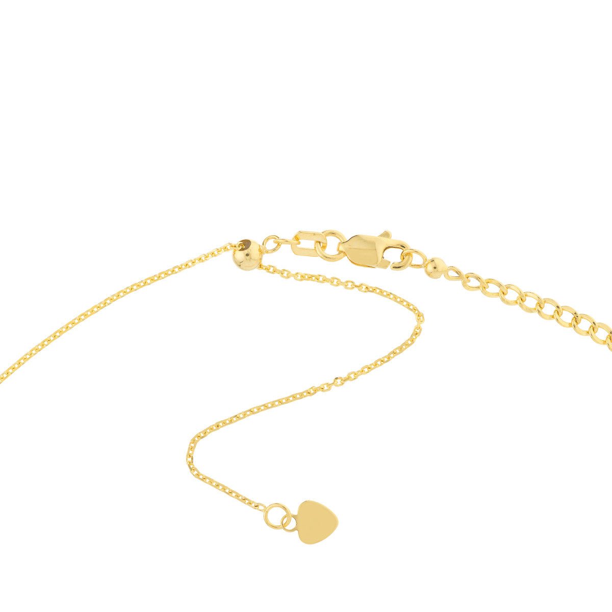 Birmingham Jewelry - 14K Yellow Gold Curb Chain Adjustable Choker - Birmingham Jewelry