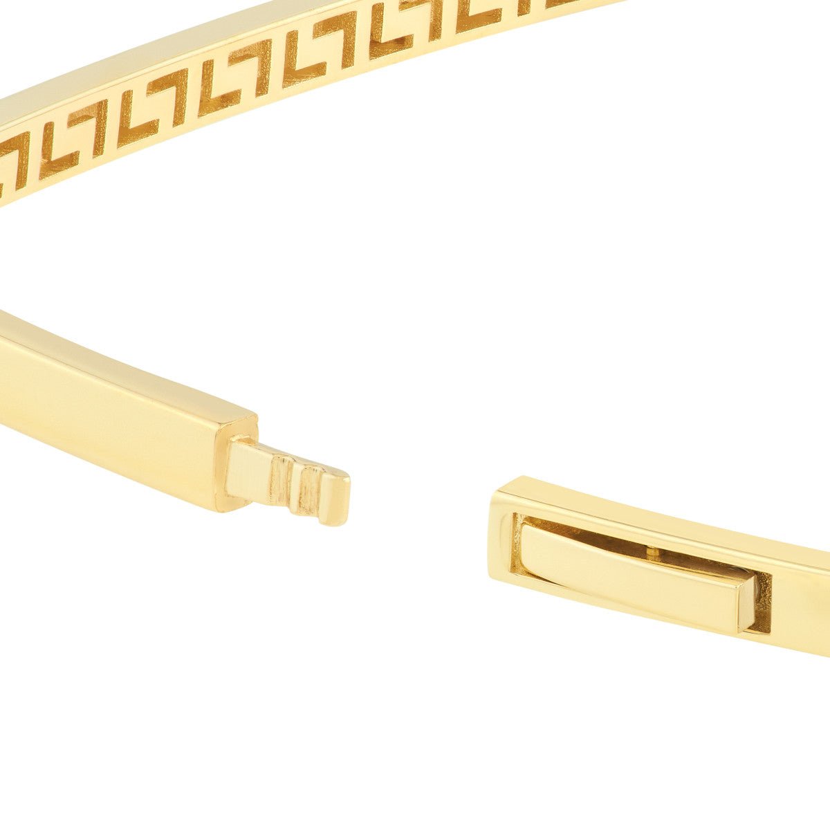 Birmingham Jewelry - 14K Yellow Gold Diamond Square Bangle - Birmingham Jewelry