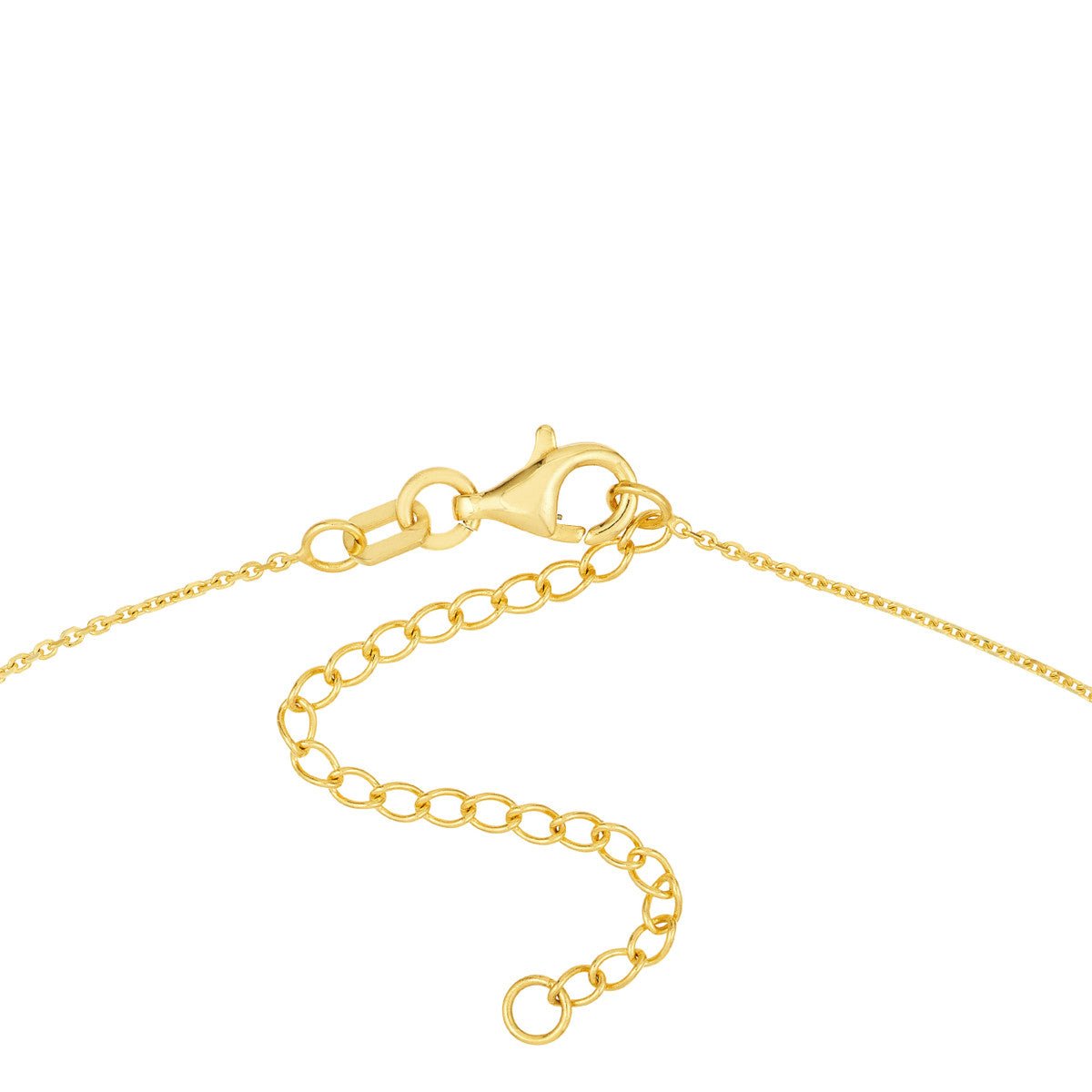 Birmingham Jewelry - 14K Yellow Gold Light Turquoise Enamel Bezel Heart Necklace - Birmingham Jewelry