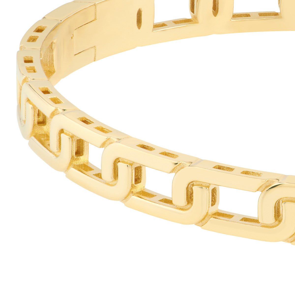 Birmingham Jewelry - 14K Yellow Gold Link Bangle - Birmingham Jewelry