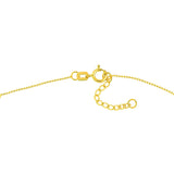 Birmingham Jewelry - 14K Yellow Gold Mini Bead and Twist Adjustable Anklet - Birmingham Jewelry