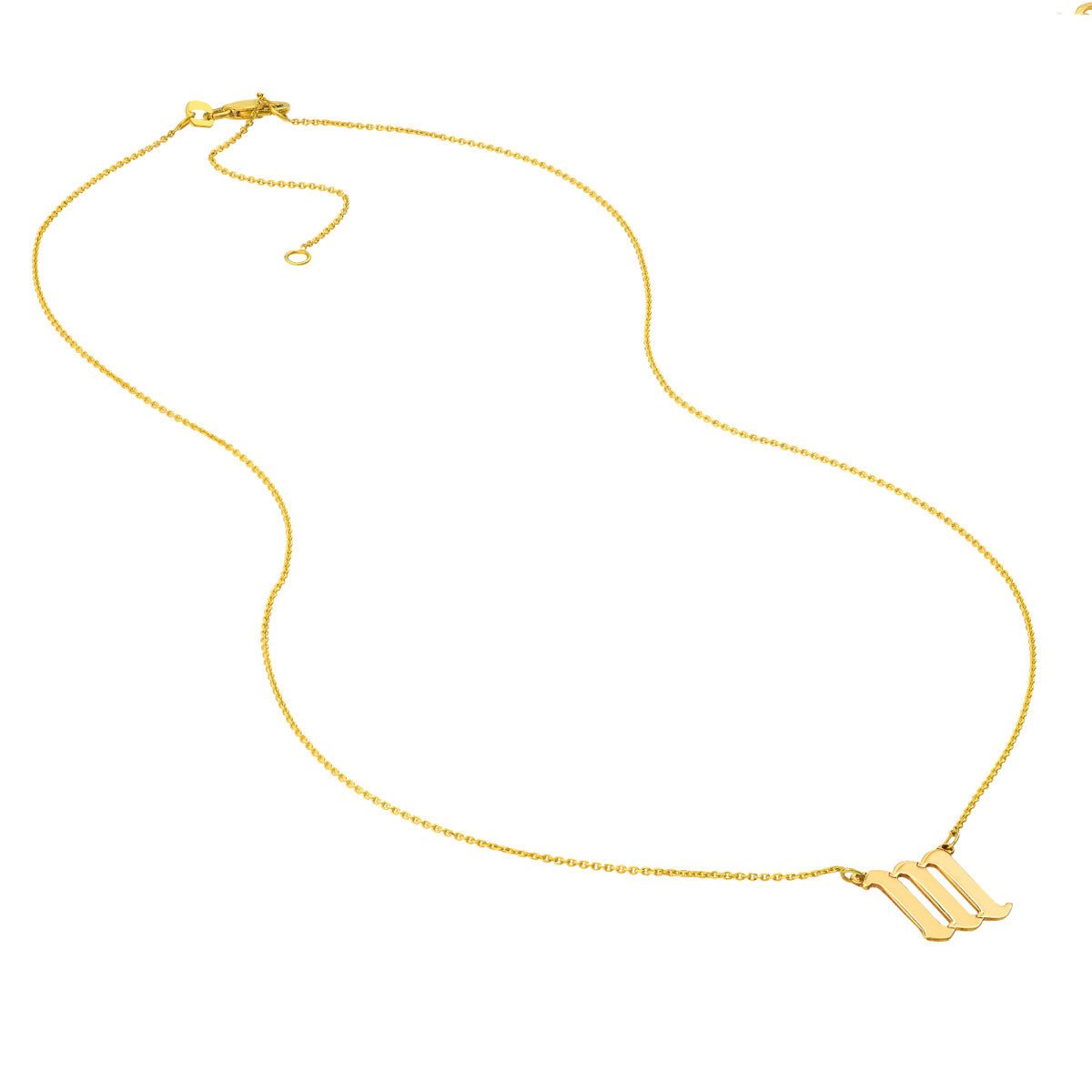 Birmingham Jewelry - 14K Yellow Gold Numerology Angelical No 111 - Intuition - Birmingham Jewelry