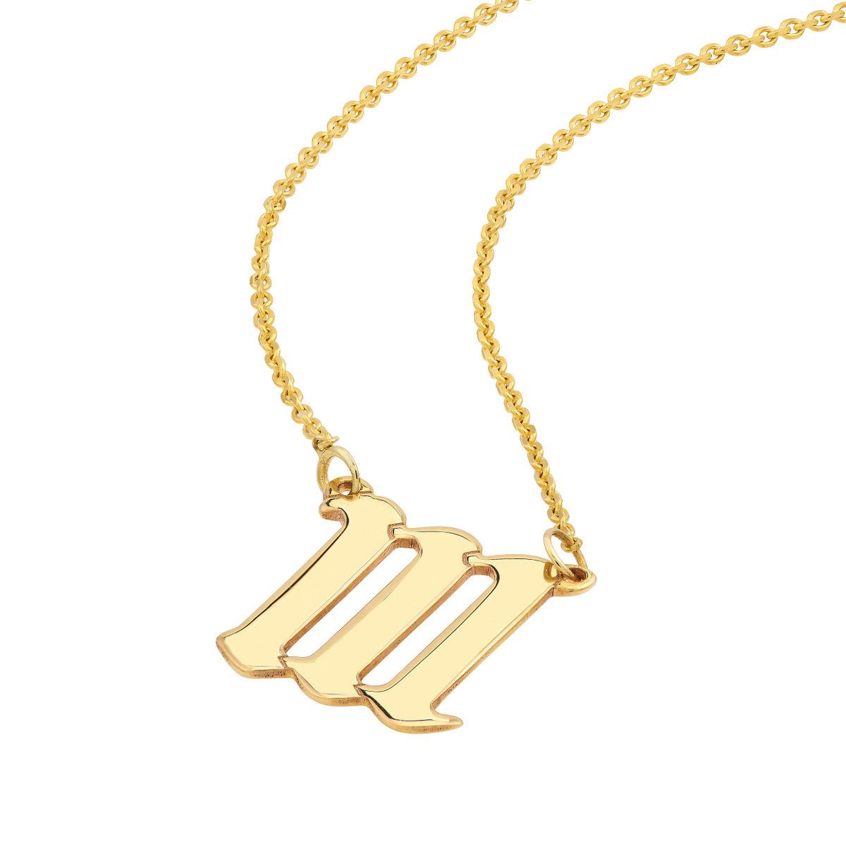 Birmingham Jewelry - 14K Yellow Gold Numerology Angelical No 111 - Intuition - Birmingham Jewelry