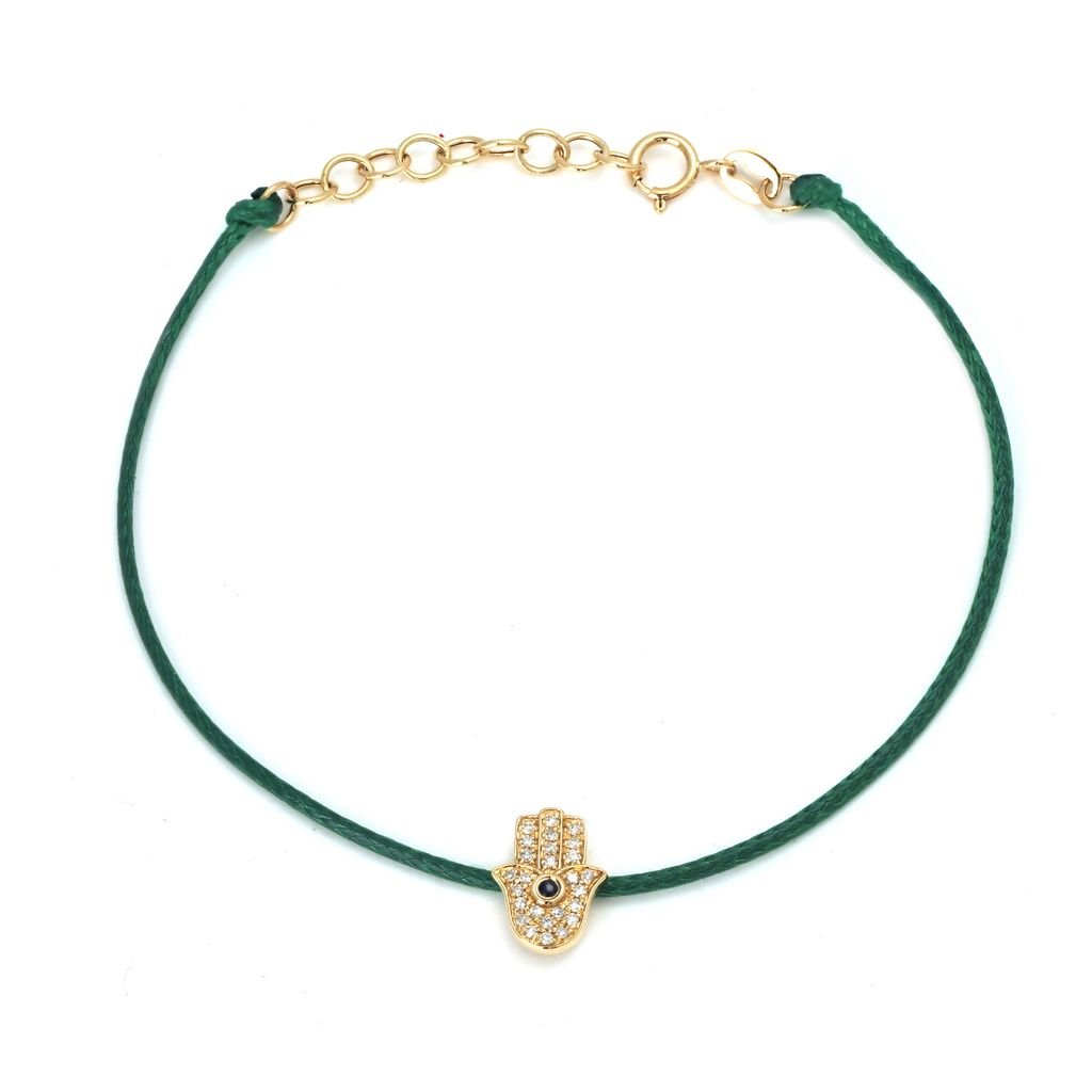 14K Yellow Gold Religious Round Bezel Diamond Bracelet Birmingham Jewelry Bracelet Birmingham Jewelry