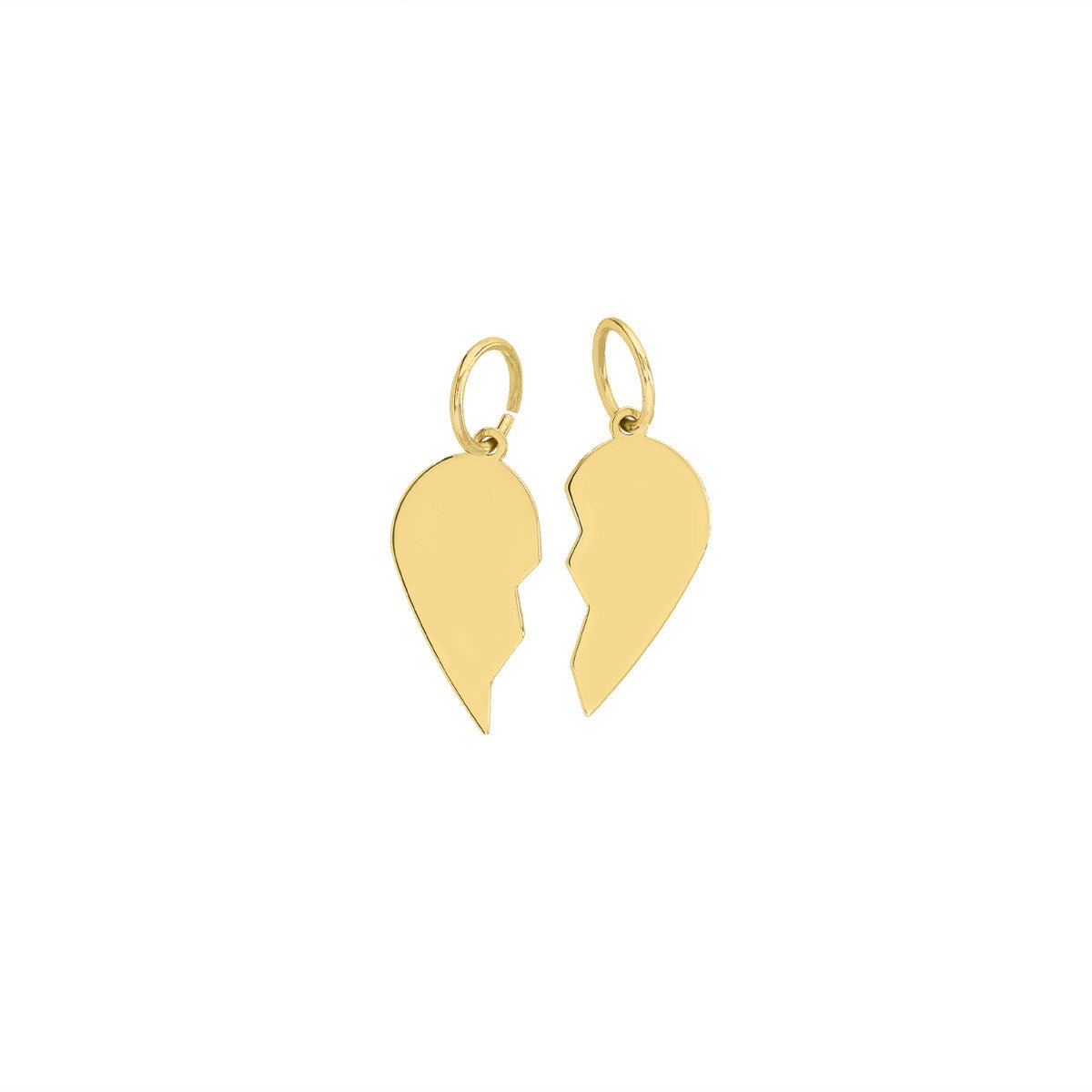Birmingham Jewelry - 14K Yellow Gold Share My Heart Engravable Charm - Birmingham Jewelry