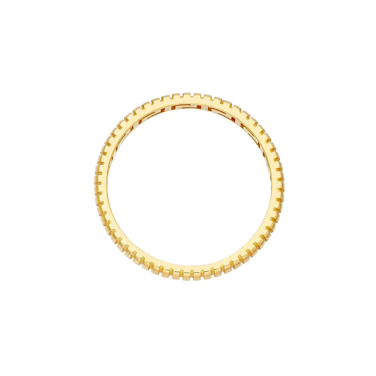 Birmingham Jewelry - 14K Yellow Gold Snake D/C Pattern Band - Birmingham Jewelry