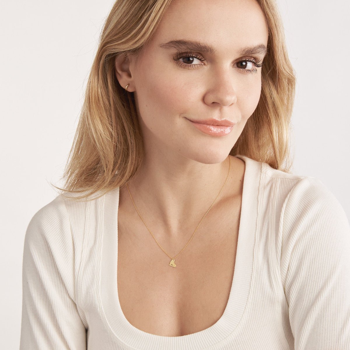 Birmingham Jewelry - 14K Yellow Gold So You Ice Skate Necklace - Birmingham Jewelry