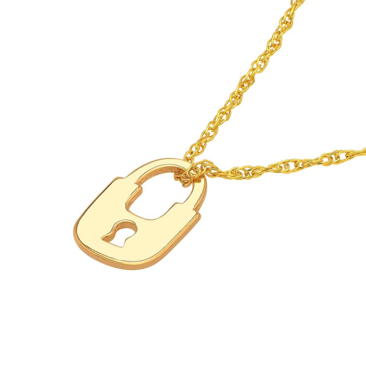 14K Yellow Gold So You Mini Lock Adjustable Necklace Birmingham Jewelry Necklace Birmingham Jewelry
