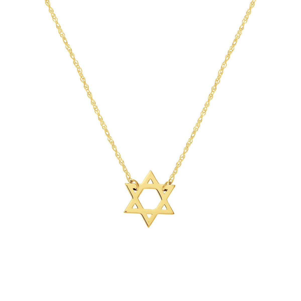 Birmingham Jewelry - 14K Yellow Gold So You Mini Star Of David Necklace - Birmingham Jewelry