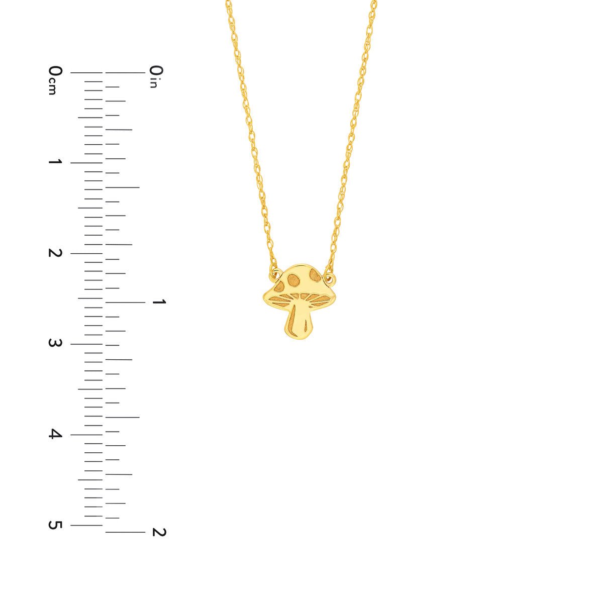 Birmingham Jewelry - 14K Yellow Gold So You Mushroom Necklace - Birmingham Jewelry