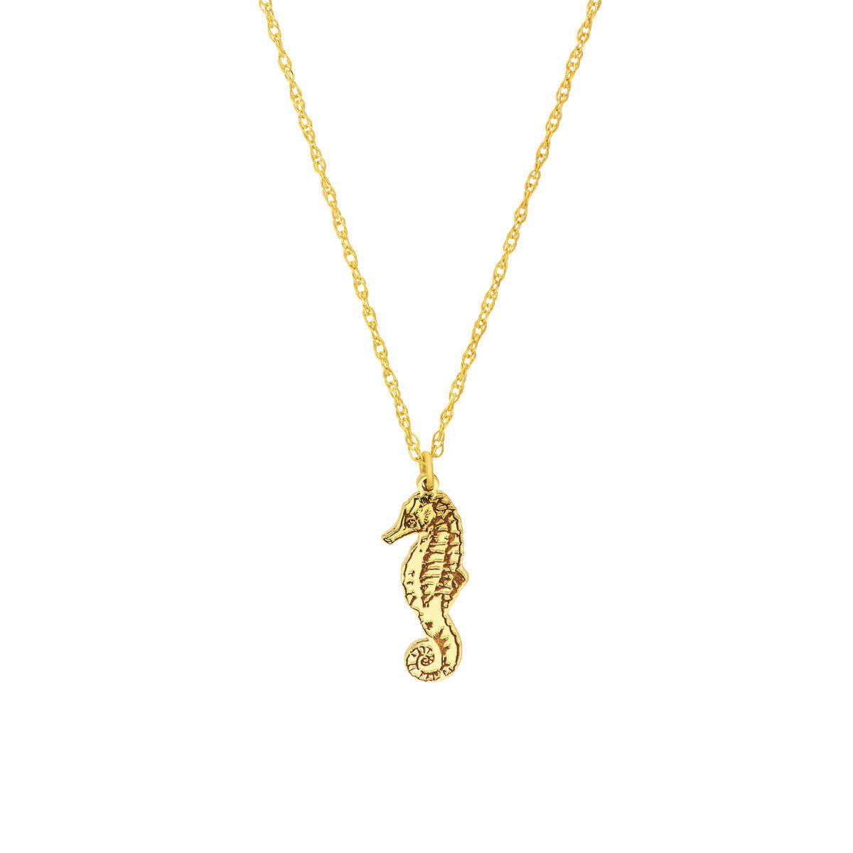 14K Yellow Gold So You Seahorse Necklace Birmingham Jewelry Necklace Birmingham Jewelry