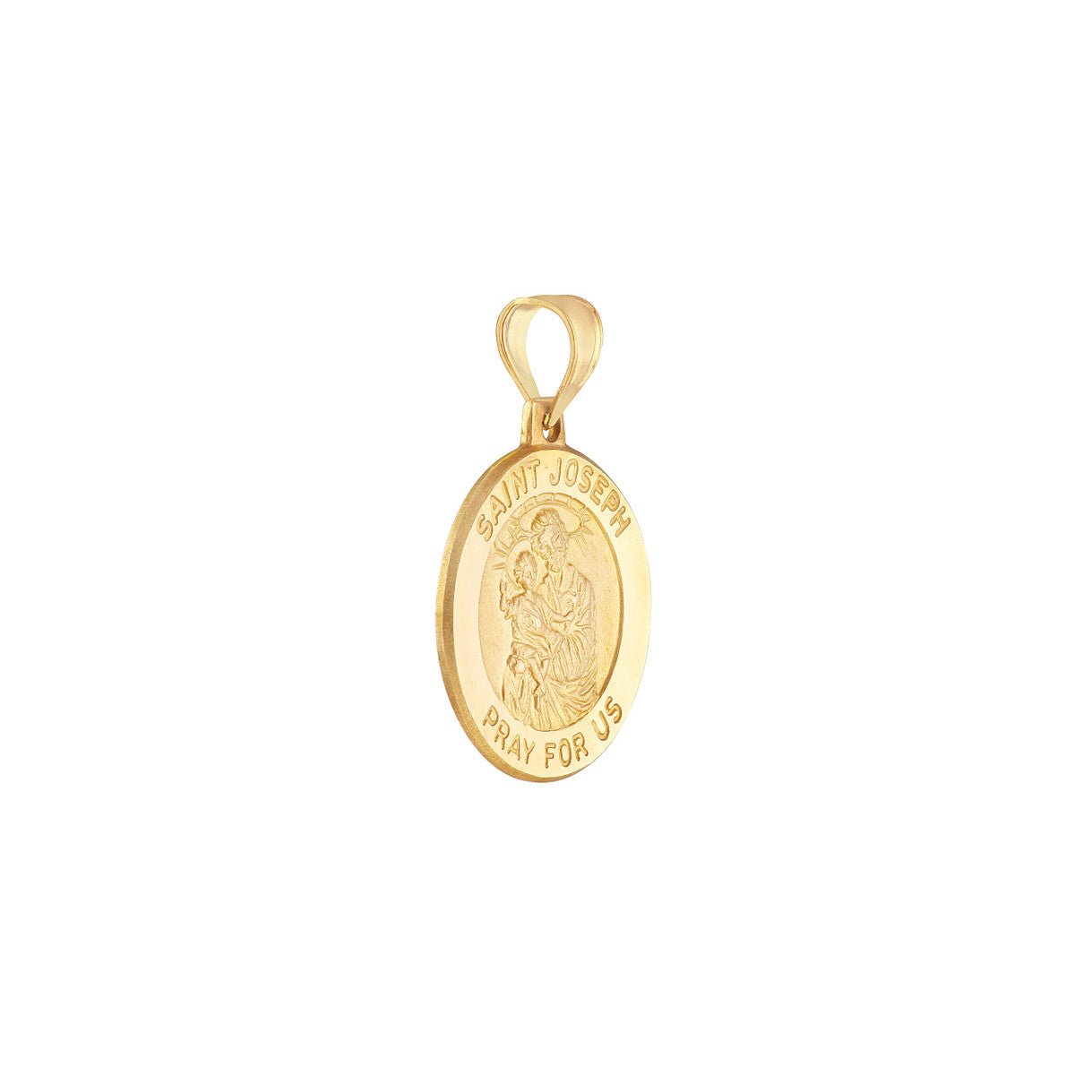 Birmingham Jewelry - 14K Yellow Gold St. Joseph's Medal - Birmingham Jewelry