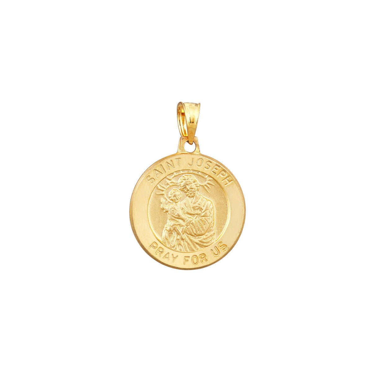 Birmingham Jewelry - 14K Yellow Gold St. Joseph's Medal - Birmingham Jewelry