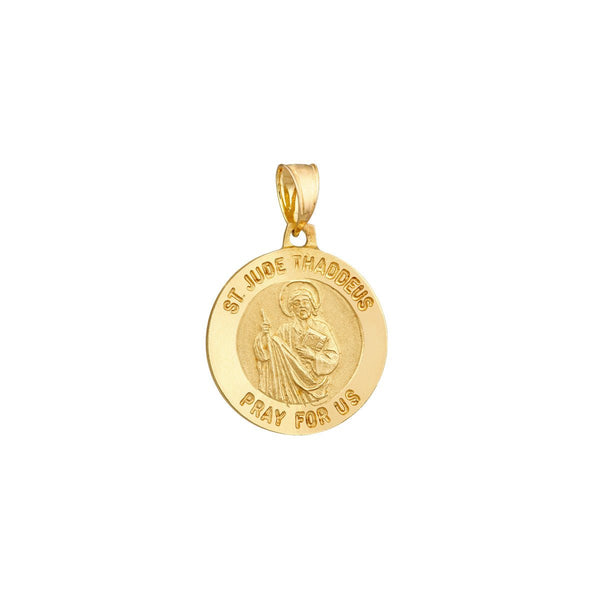 14K Yellow Gold St. Jude Medal