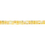 Birmingham Jewelry - 14K Yellow Gold Triple Twist Mariner Layered Anklet - Birmingham Jewelry