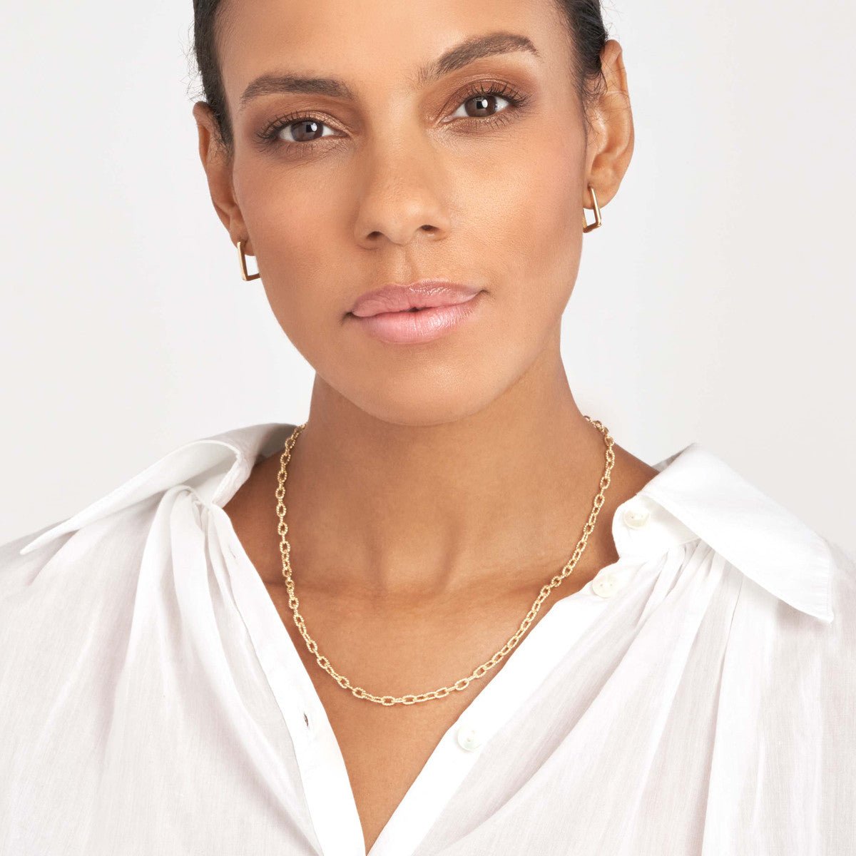 Birmingham Jewelry - 14K Yellow Gold Twisted Forzentina Chain with Lobster Lock - Birmingham Jewelry