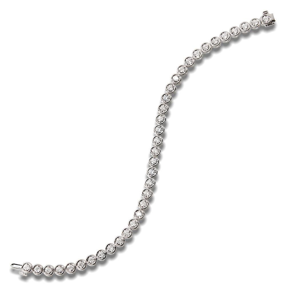 BEZEL-SET DIAMOND TENNIS BRACELET Birmingham Jewelry Bracelet Birmingham Jewelry