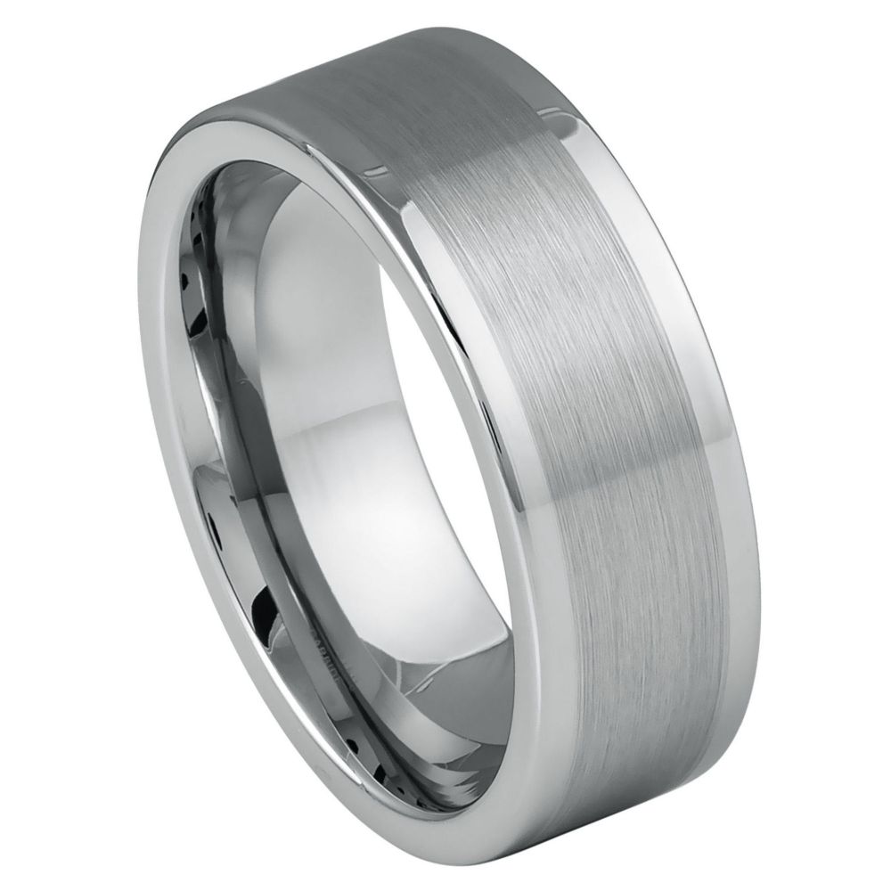 BJ021TR tungsten carbide ring, comfort fit band, wedding ring
