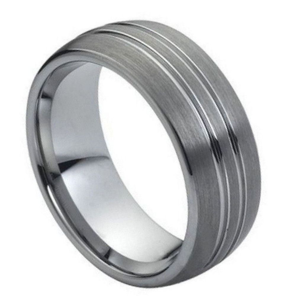 BJ032 Birmingham Jewelry Men's Band Birmingham Jewelry BJ032TR tungsten carbide ring, comfort fit band, wedding ring
