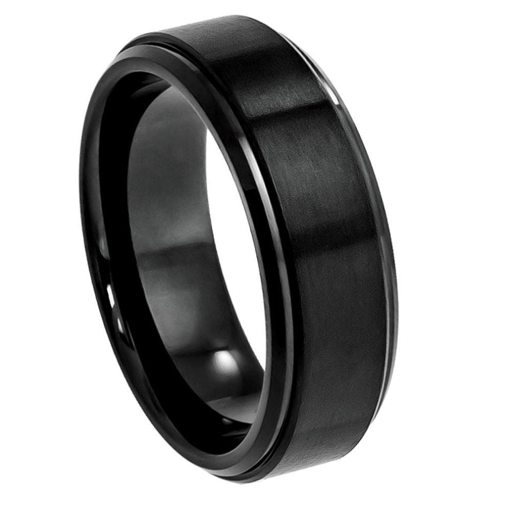BJ083 Birmingham Jewelry Men's Band Birmingham Jewelry BJ083TR tungsten carbide ring, comfort fit band, wedding ring