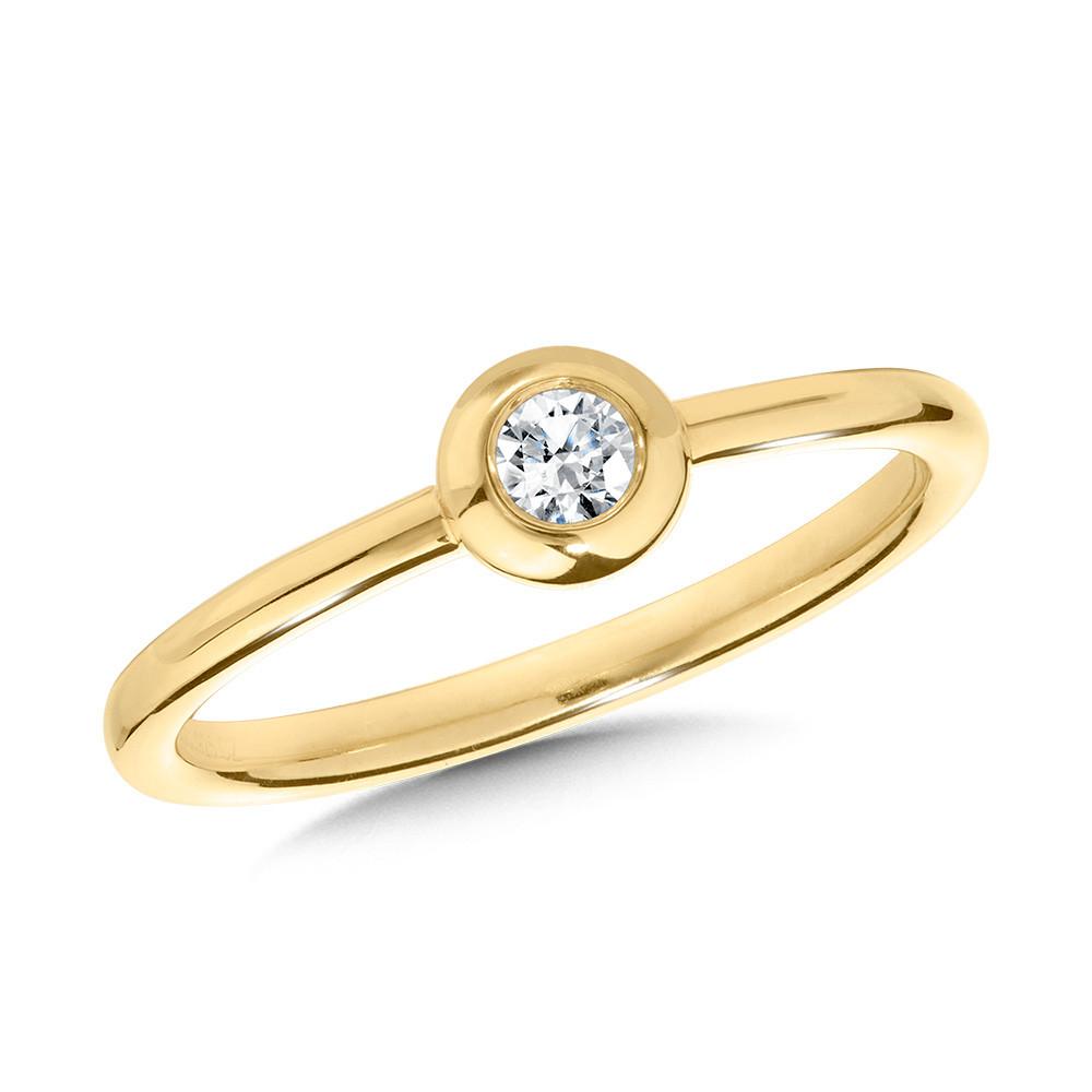 DIAMOND LINKS SOLITAIRE RING Birmingham Jewelry Ring Birmingham Jewelry