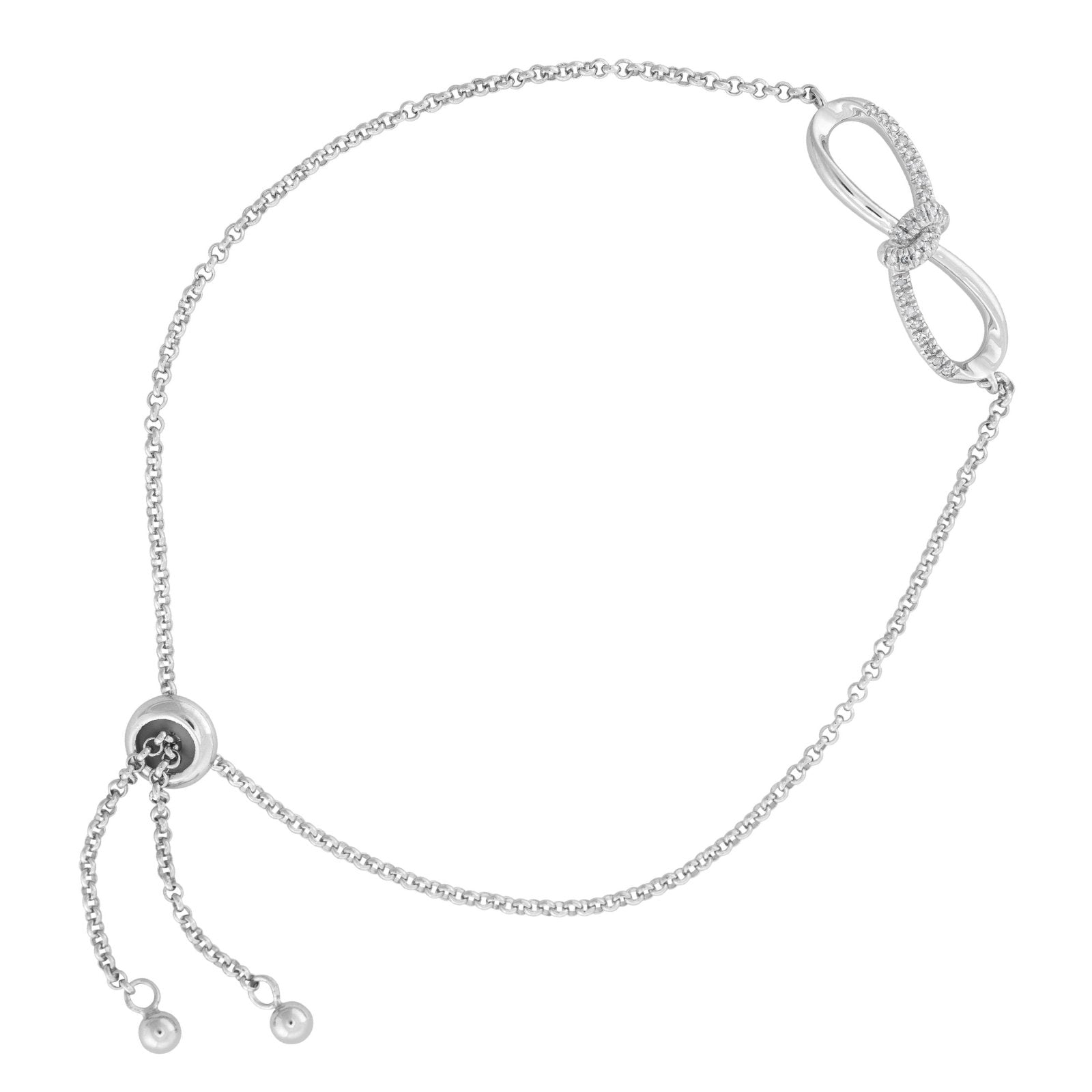 Infinity Bracelet - BJEESB283D Birmingham Jewelry Silver Bracelet Birmingham Jewelry