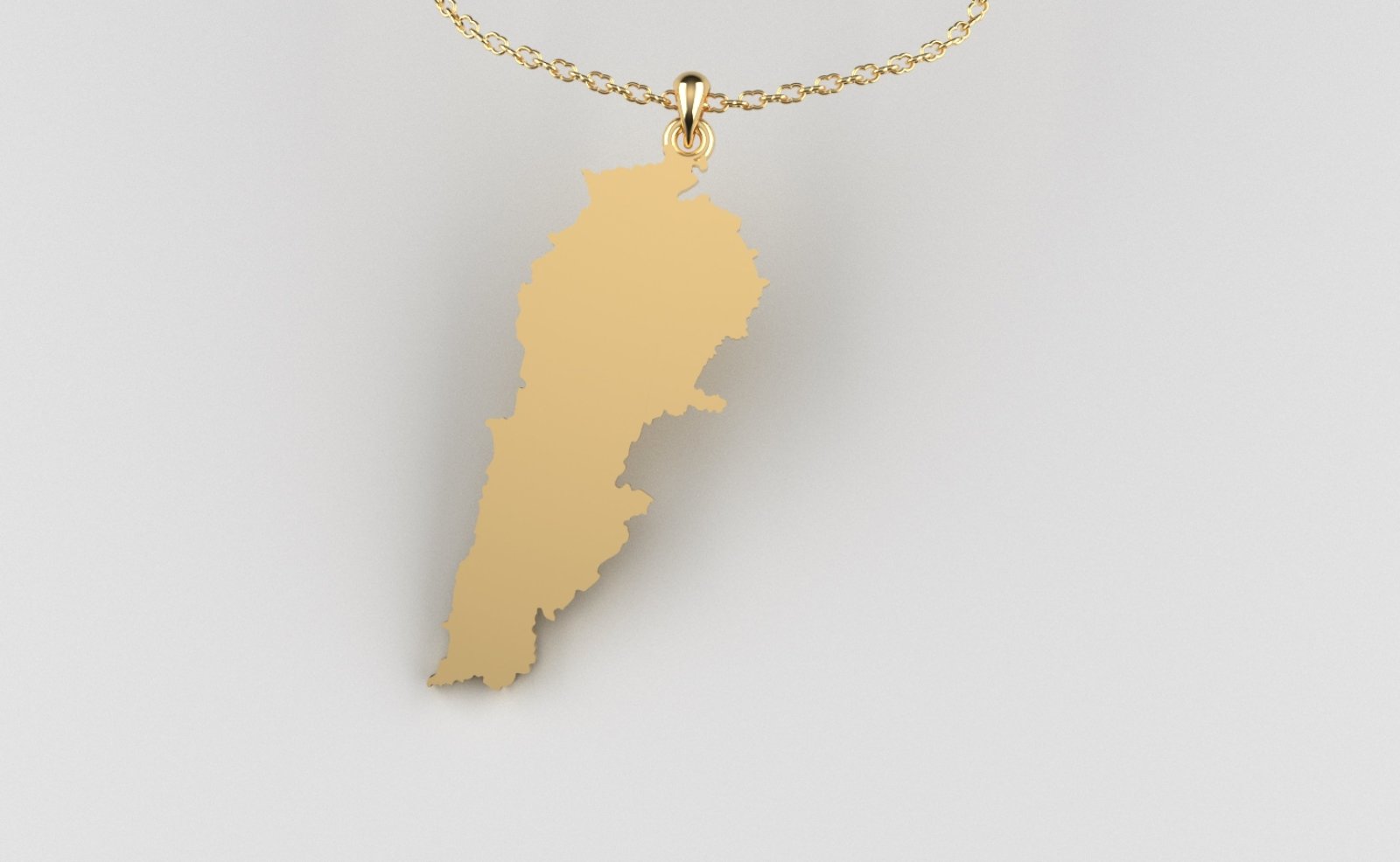 Lebanon Map Pendant Birmingham Jewelry Pendant Birmingham Jewelry