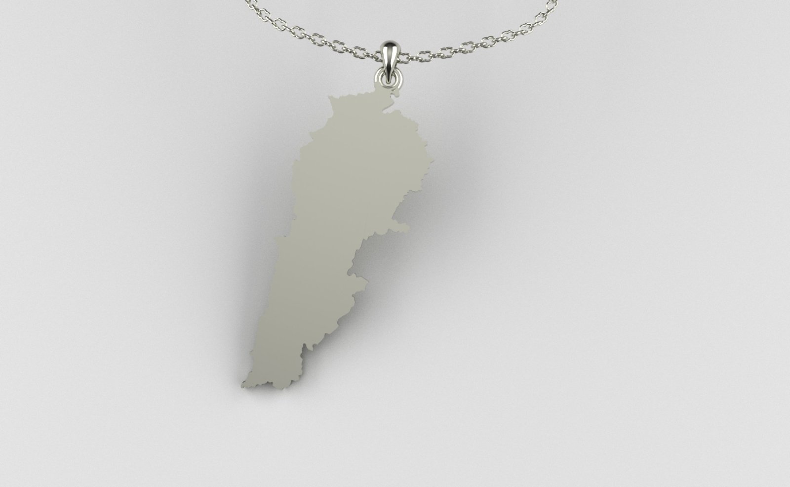 Lebanon Map Pendant Birmingham Jewelry Pendant Birmingham Jewelry