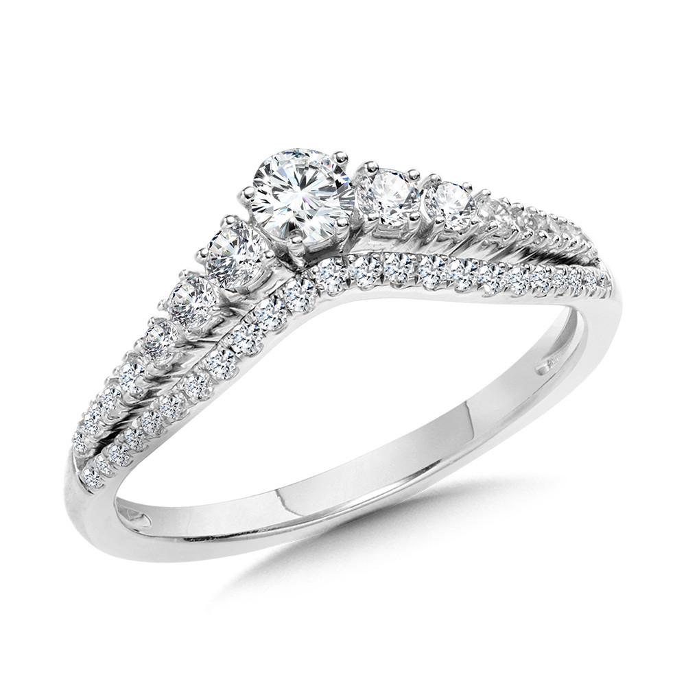 LOVE MOMENTS GRADUATING DIAMOND CHEVRON WEDDING BAND Birmingham Jewelry Wedding Band Birmingham Jewelry