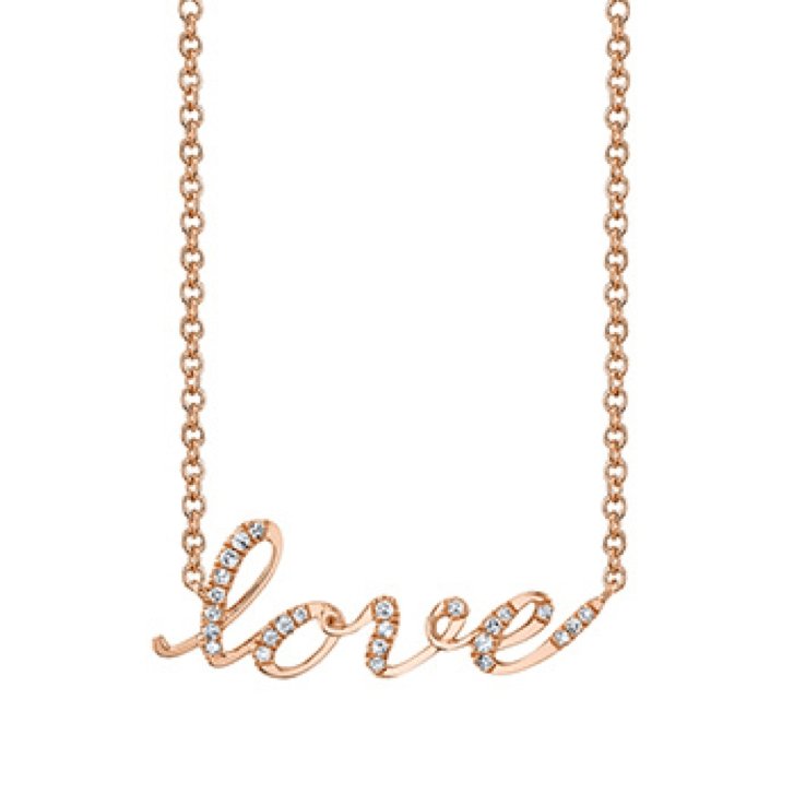 LOVE Name Plate - N4516A Birmingham Jewelry Necklace Birmingham Jewelry
