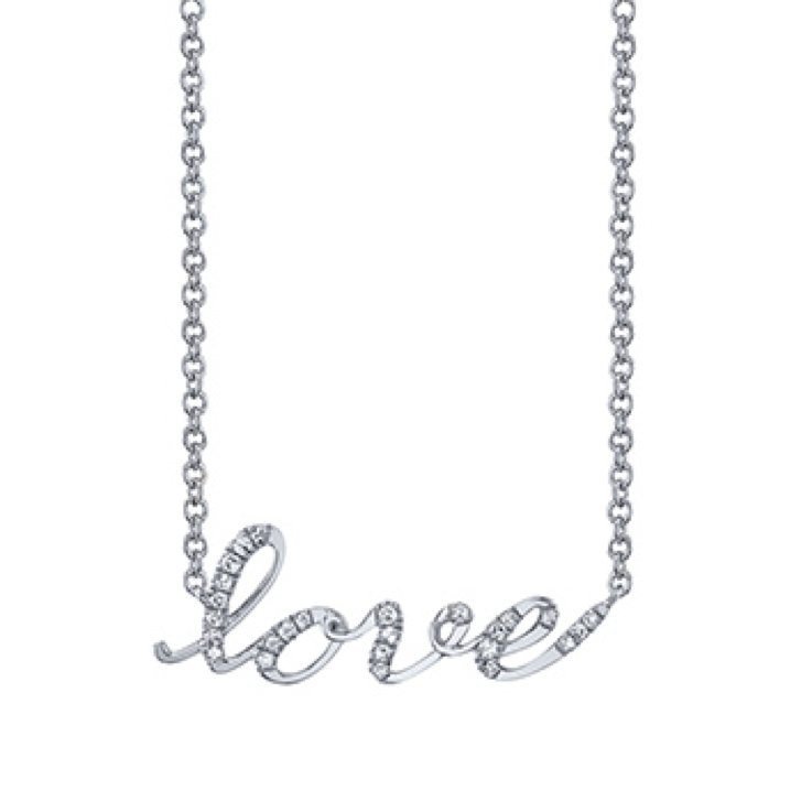 LOVE Name Plate - N4516A Birmingham Jewelry Necklace Birmingham Jewelry