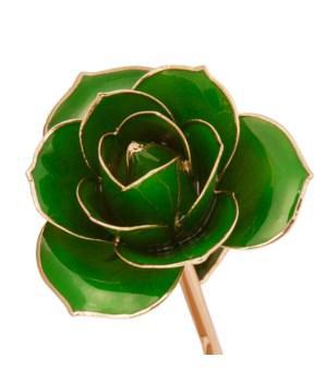 Lucky Green - 24K Dipped Rose Birmingham Jewelry 24K Gold Rose Birmingham Jewelry