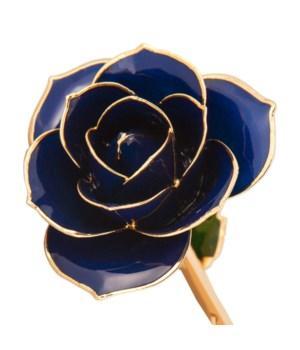 Midnight Blue - 24K Dipped Rose Birmingham Jewelry 24K Gold Rose Birmingham Jewelry