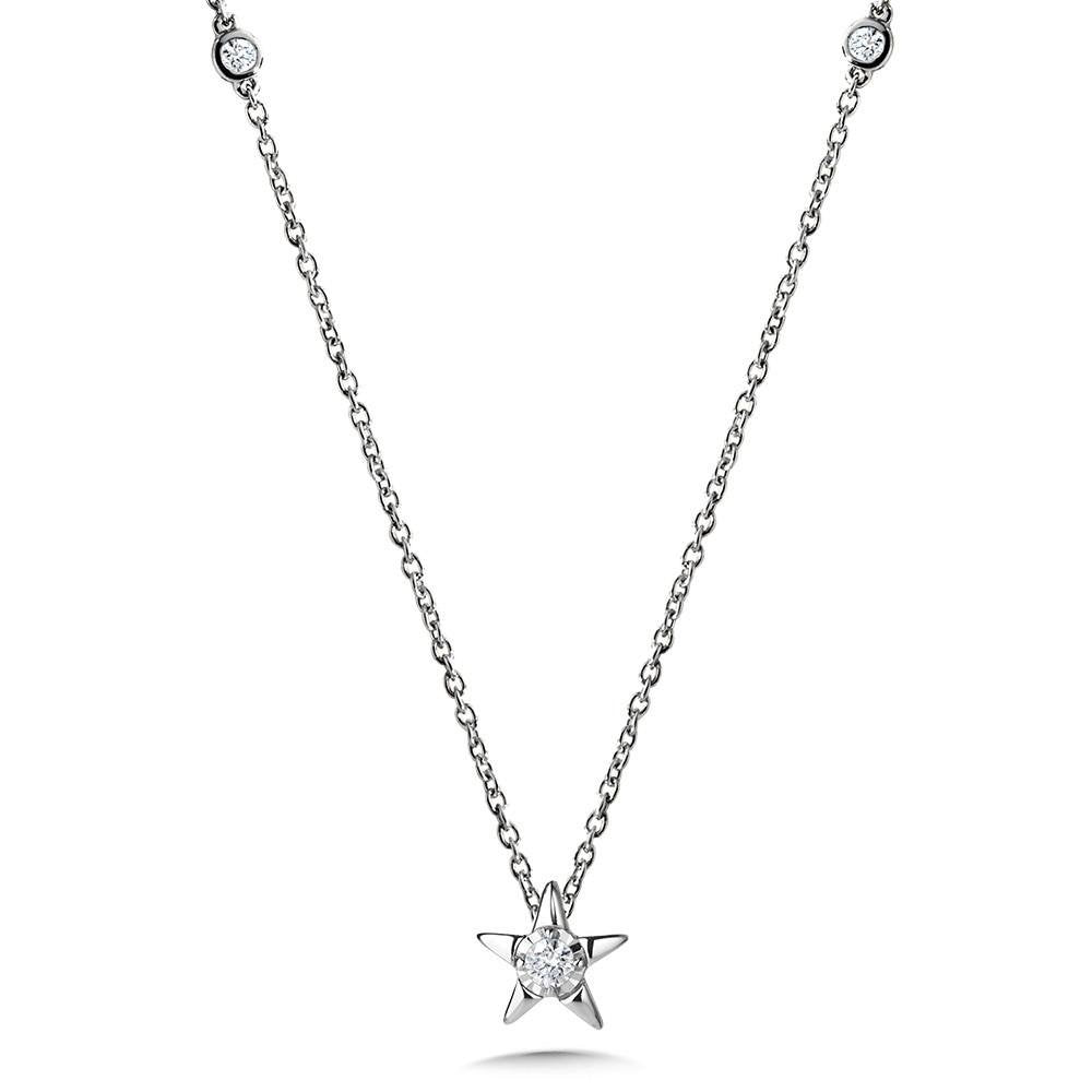 STERLING SILVER DIAMOND STAR PENDANT Birmingham Jewelry Pendant Birmingham Jewelry