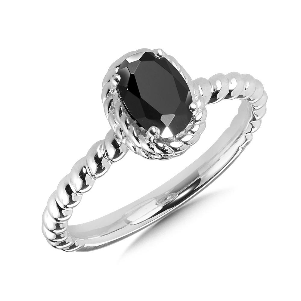 STERLING SILVER ONYX RING Birmingham Jewelry Ring Birmingham Jewelry