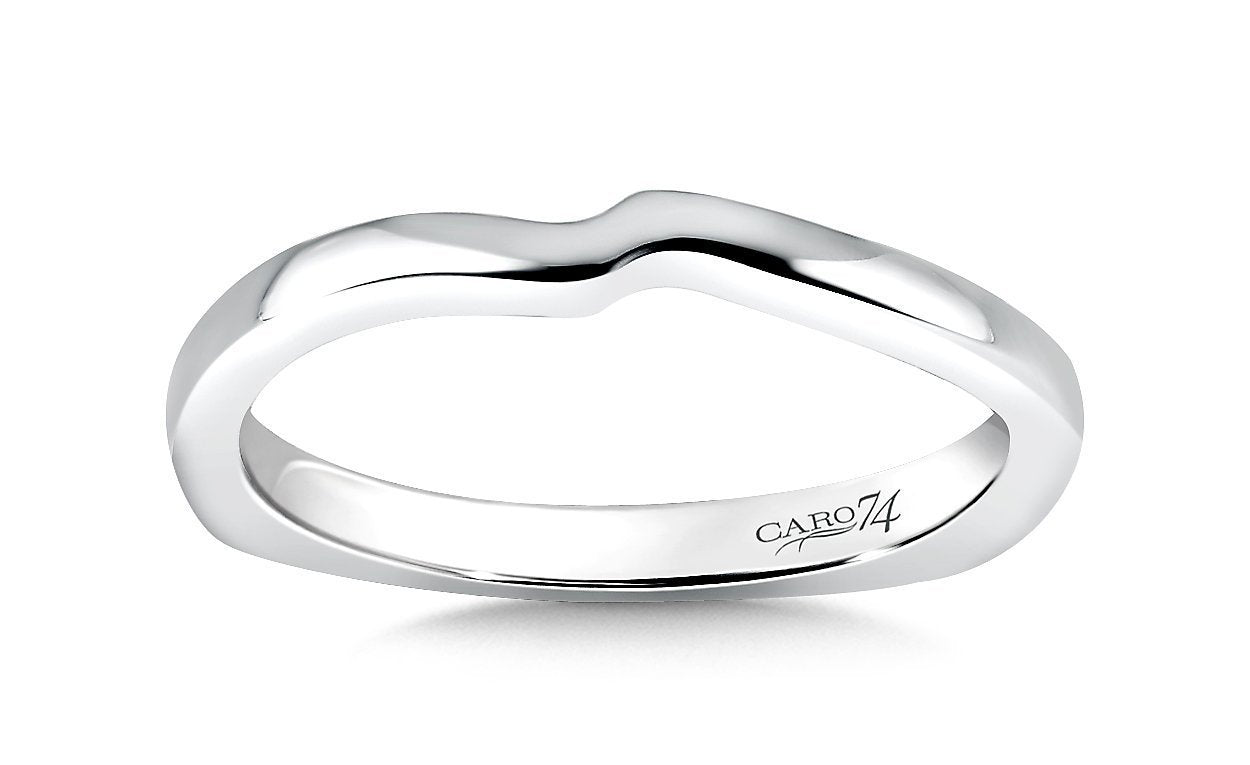 Caro74 - CR166BW Caro74 Wedding Band Birmingham Jewelry Caro74 - CR166W Wedding Band