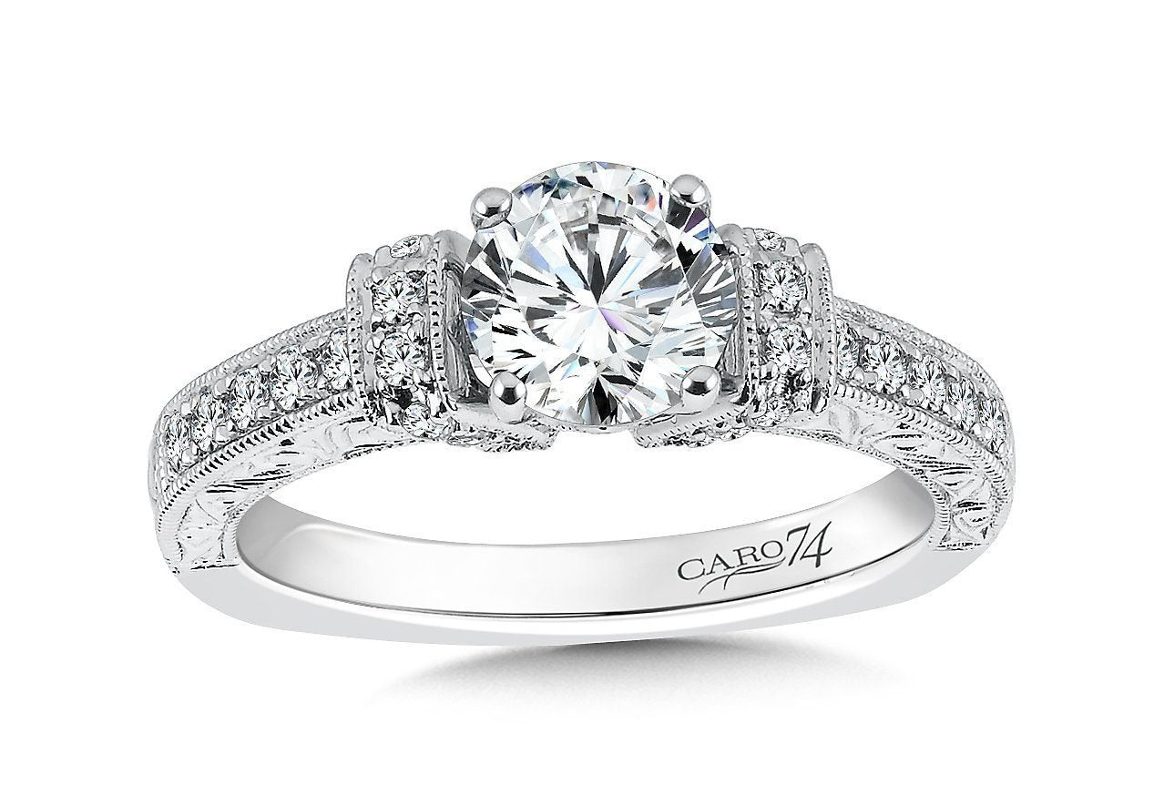 Caro74 - CR394W Caro74 Engagement Ring Birmingham Jewelry Caro74 - CR394W Engagement ring