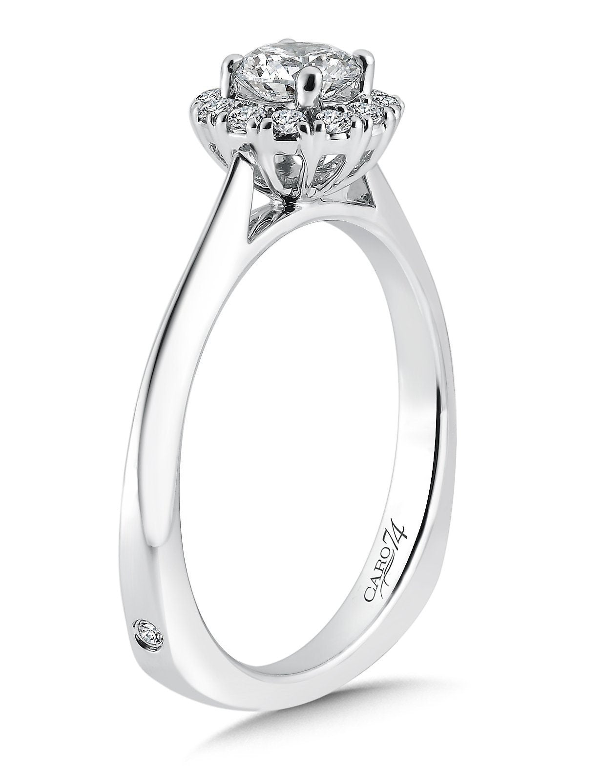Caro74 - CR425W Caro74 Engagement Ring Birmingham Jewelry Caro74 - CR425W Engagement Ring