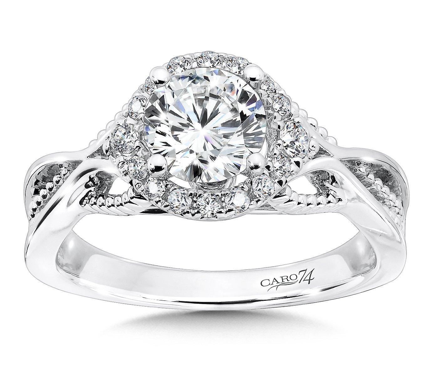 Caro74 - CR517W Caro74 Engagement Ring Birmingham Jewelry Caro74 - CR517W Engagement Ring