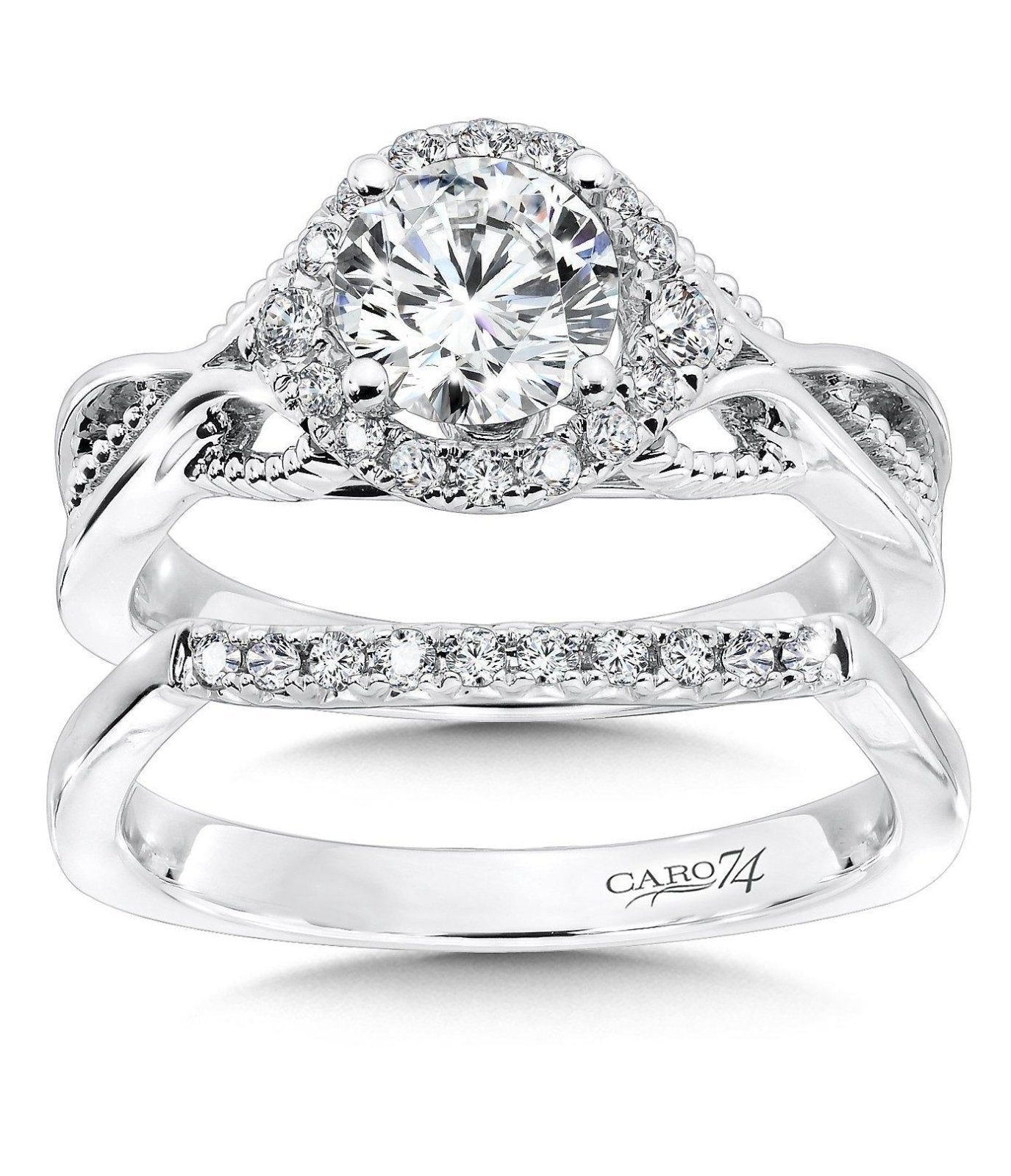 Caro74 - CR517W Caro74 Engagement Ring Birmingham Jewelry Caro74 - CR517W Engagement Ring