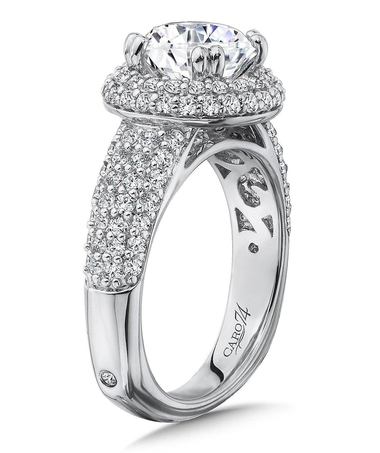 Caro74 - CR544W Caro74 Engagement Ring Birmingham Jewelry Caro74 - CR544W Engagement Ring