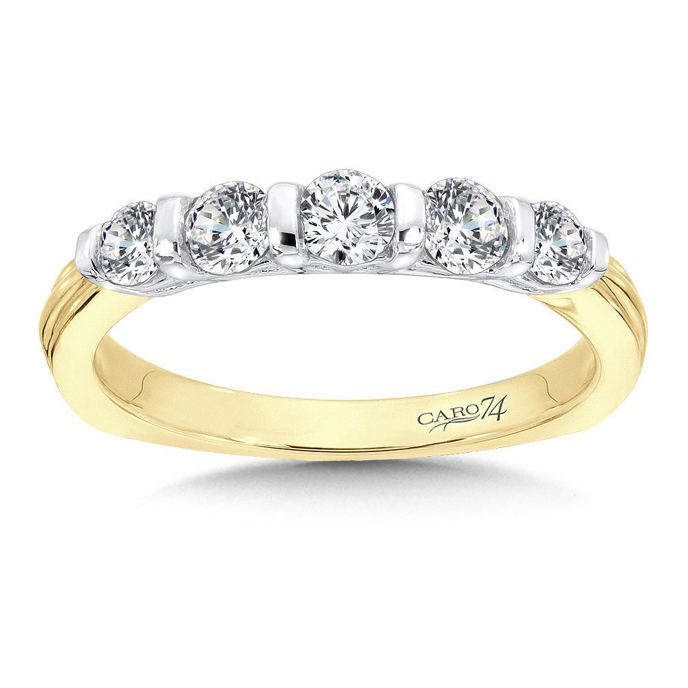 Caro74 - CR613BYW Caro74 Wedding Band Birmingham Jewelry
