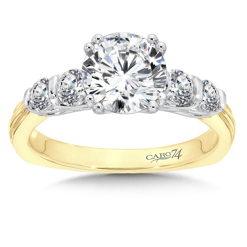 Caro74 - CR613YW Caro74 Engagement Ring Birmingham Jewelry
