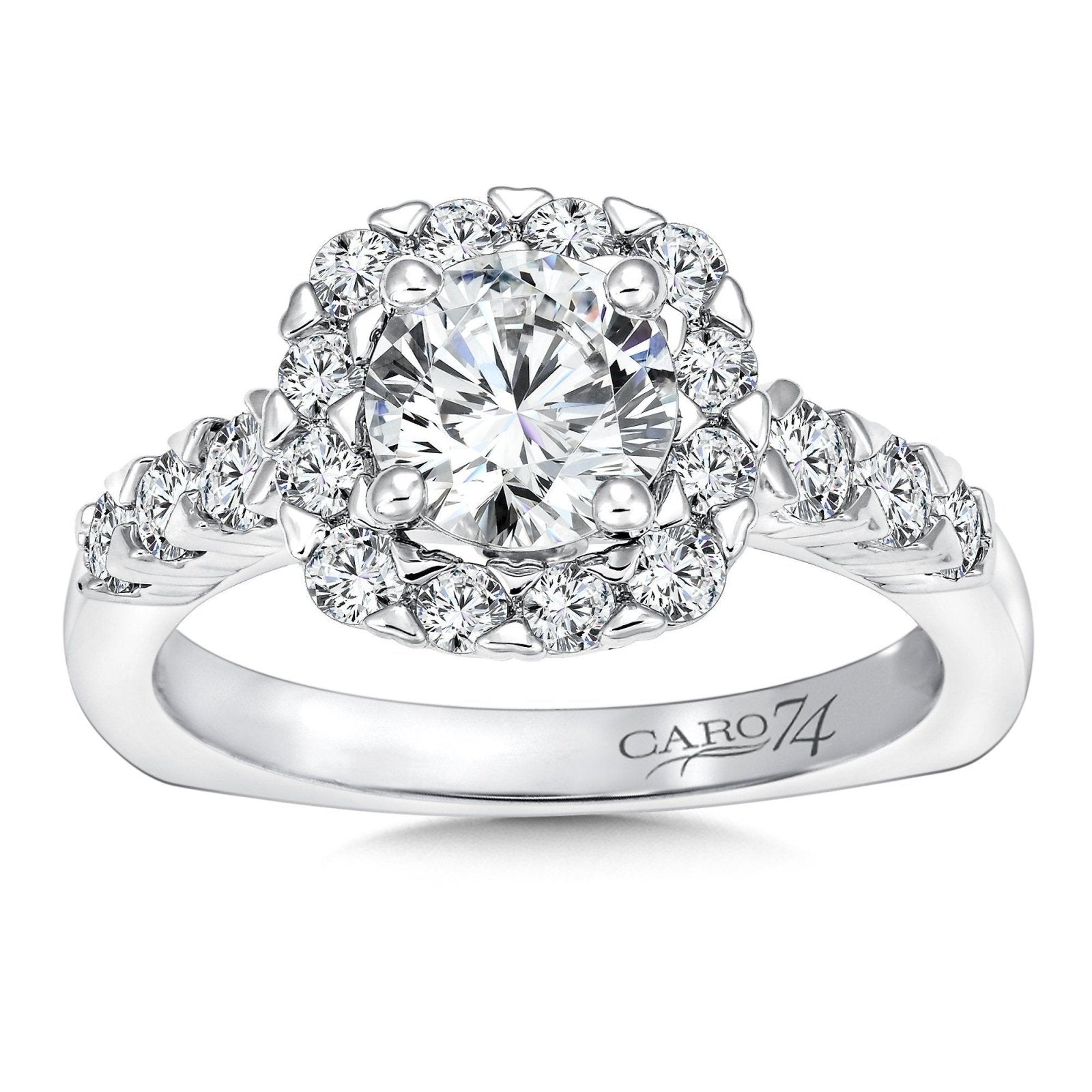 Caro74 - CR671W Caro74 Engagement Ring Birmingham Jewelry Caro74 - CR671W Engagement Ring