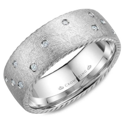 CrownRing WB-020RD CrownRing Men's Band Birmingham Jewelry