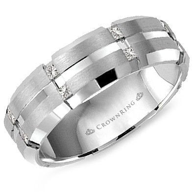 CrownRing WB-7092 CrownRing Men's Band Birmingham Jewelry