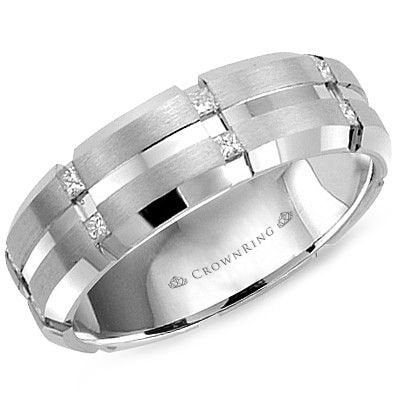 CrownRing WB-7093 CrownRing Men's Band Birmingham Jewelry