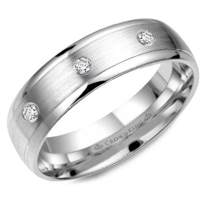 CrownRing WB-7096 CrownRing Men's Band Birmingham Jewelry