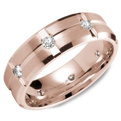 CrownRing WB-7276 CrownRing Men's Band Birmingham Jewelry