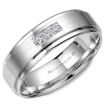 CrownRing WB-7973 CrownRing Men's Band Birmingham Jewelry